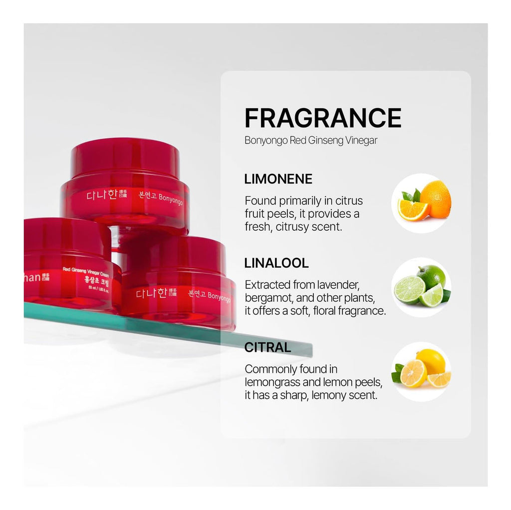 Creme facial  de Ginseng vermelho Danahan Bonyongo