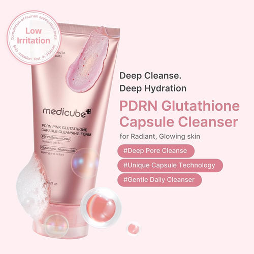Limpador facial PDRN Pink Glutathione