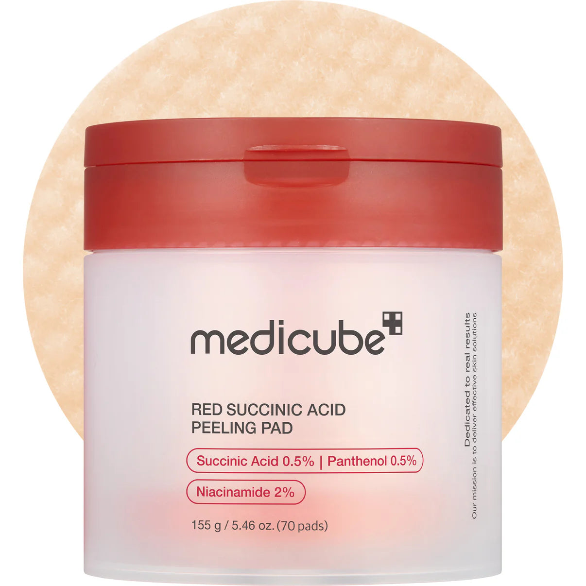 Red Succinic Acid Peeling Pad