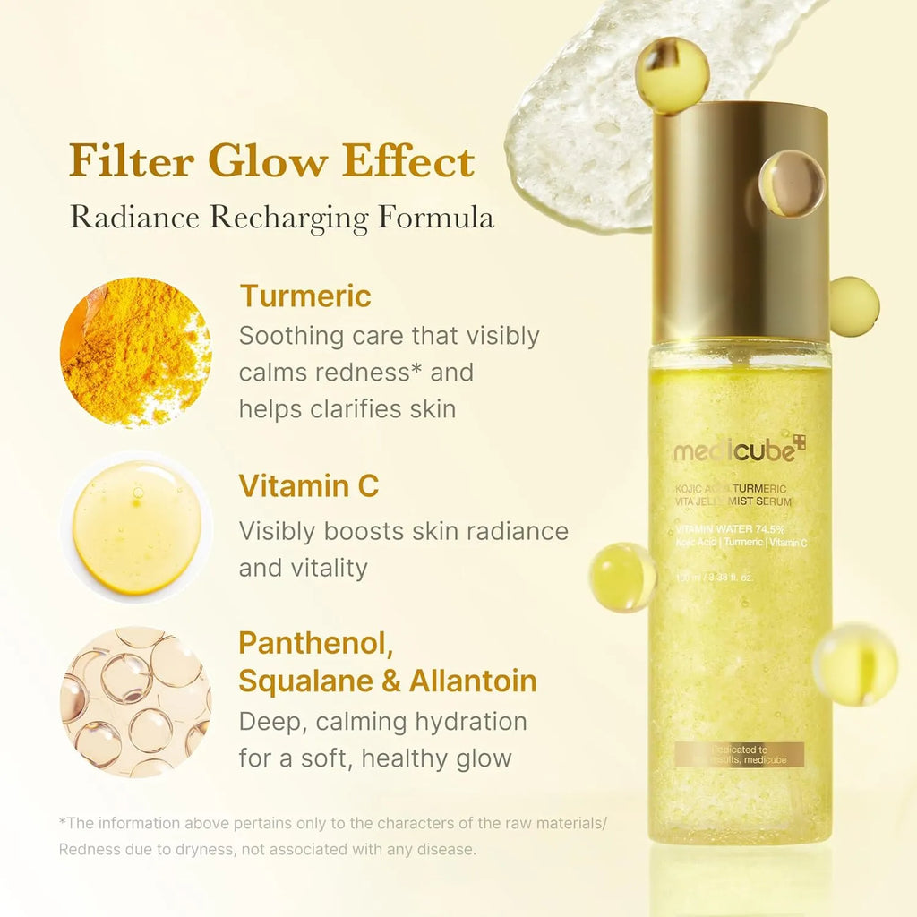MEDICUBE Kójic Acid Turmeric Vita Mist Serum 100ml