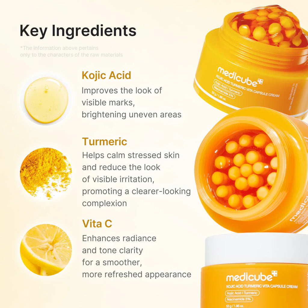 Kojic Acid Turmeric Capsule Cream
